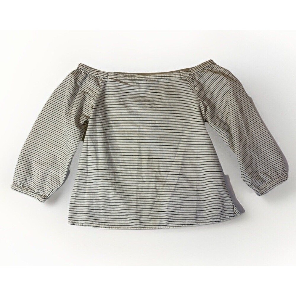 3/4 Sleeve Off Shoulder Cotton Madewell Tunic Top Size Medium